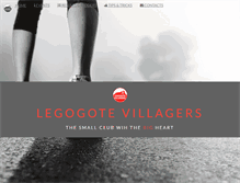 Tablet Screenshot of legogotevillagers.co.za